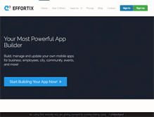 Tablet Screenshot of effortix.com
